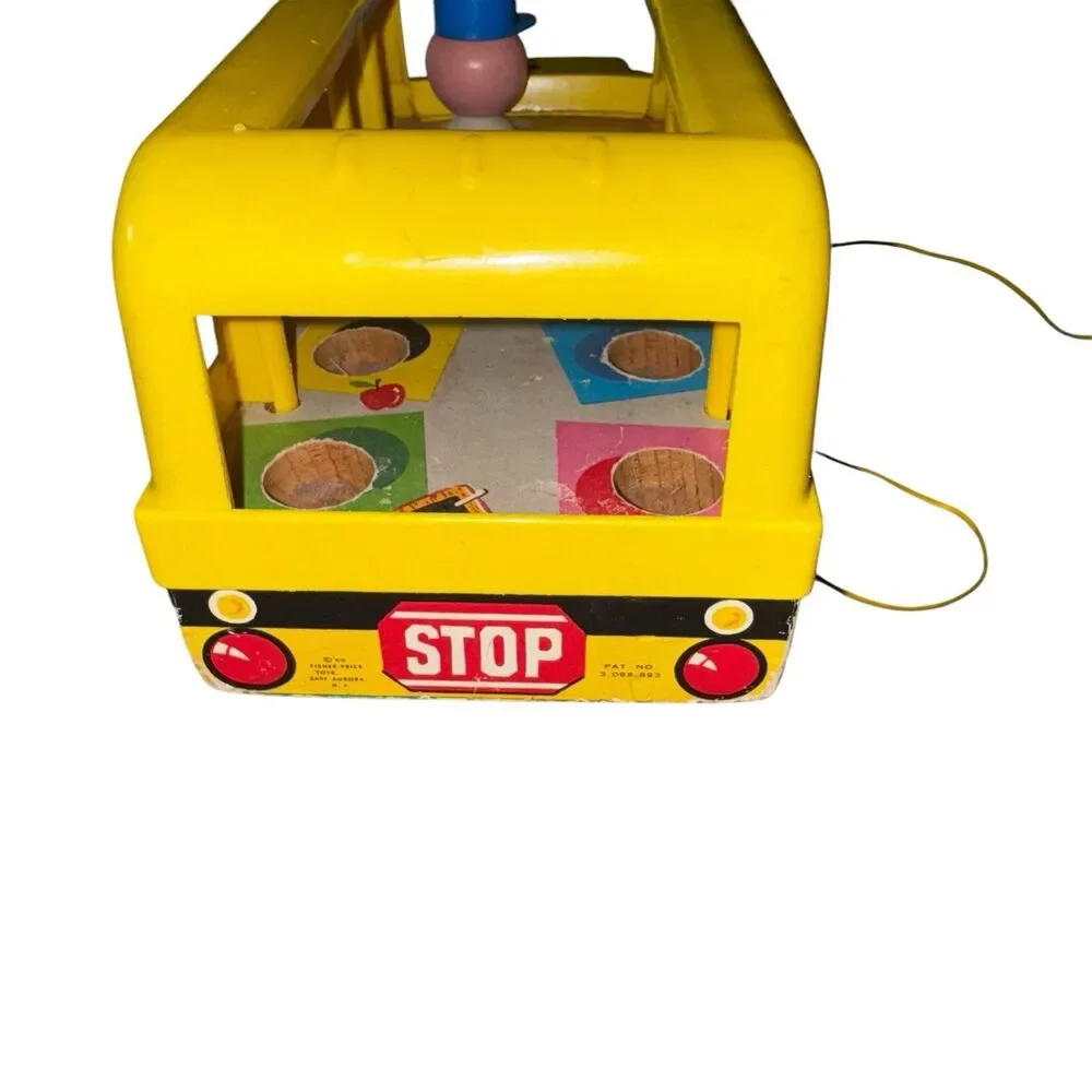 Vintage 1965 Fisher‎ Price School Bus #192 No Figures
